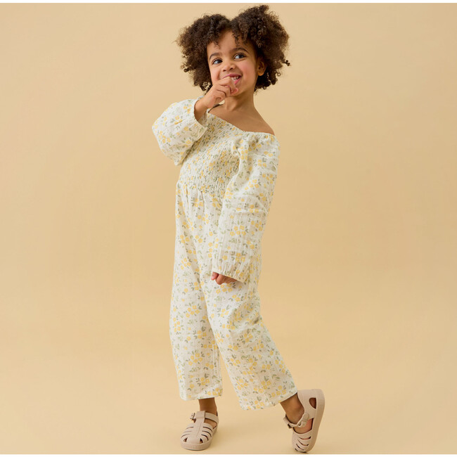 Floral Muslin Jumpsuit - Overalls - 3