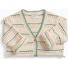 Stripe V-Neck Knit Cardigan - Cardigans - 2
