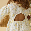 Floral Muslin Long Sleeve Dress - Dresses - 4