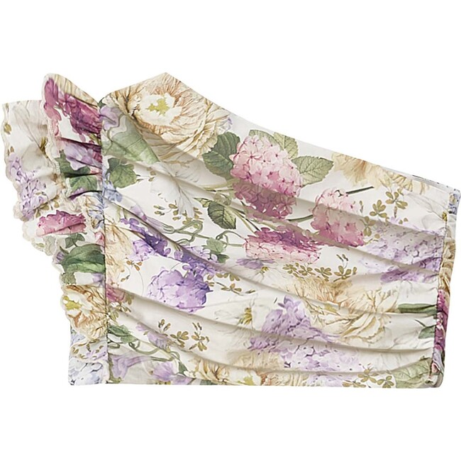 Seraphina One Shoulder Cotton Top, Floral