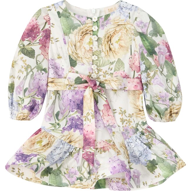 Seraphina Sleeve Cotton Mini Dress (Baby), Floral
