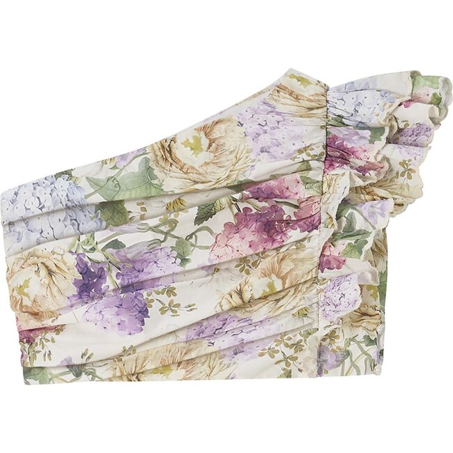 Seraphina One Shoulder Cotton Top, Floral