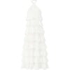 Paloma Lace Frill Maxi Dress, Ivory - Dresses - 1 - thumbnail
