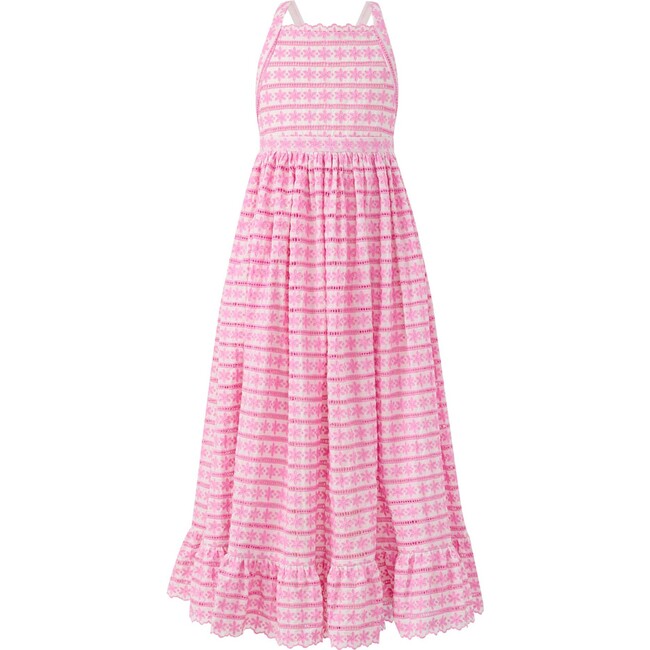 Odessa Embroidered Maxi Dress, Pink