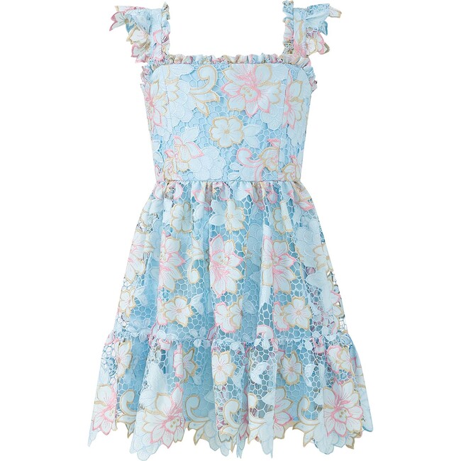 Lilia Embroidered Mini Dress, Floral