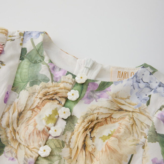Seraphina Sleeve Cotton Mini Dress (Baby), Floral - Dresses - 3