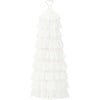 Paloma Lace Frill Maxi Dress, Ivory - Dresses - 2 - thumbnail