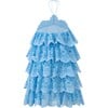 Paloma Lace Frill Mini Dress, Powder Blue - Dresses - 2 - thumbnail