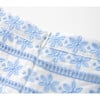 Odessa Frill Embroidered Maxi Skirt, Powder Blue - Skirts - 6 - thumbnail