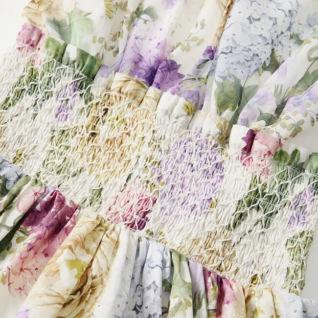 Seraphina Halter Neck Frill Mini Dress, Floral - Dresses - 4