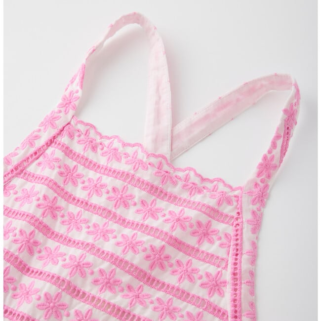 Odessa Embroidered Maxi Dress, Pink - Dresses - 3