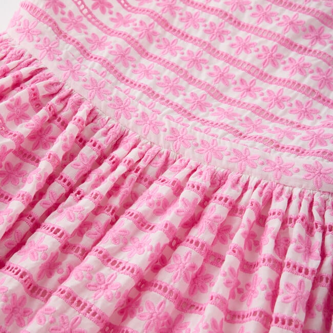 Odessa Embroidered Maxi Dress, Pink - Dresses - 4