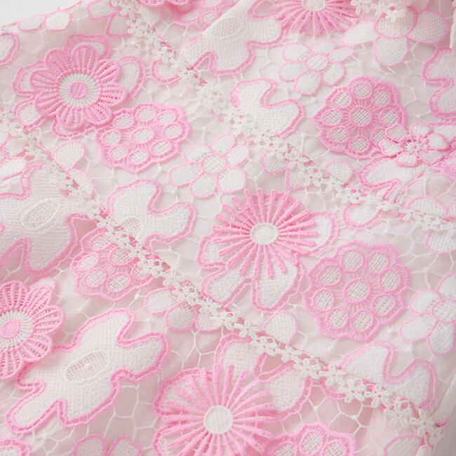 Haley Embroidered Mini Dress, Pink - Dresses - 5