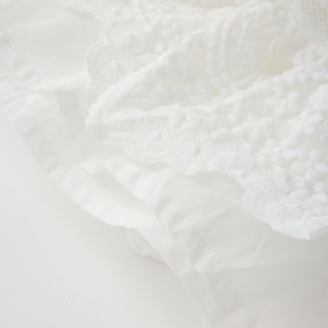 Paloma Lace Frill Maxi Dress, Ivory - Dresses - 6