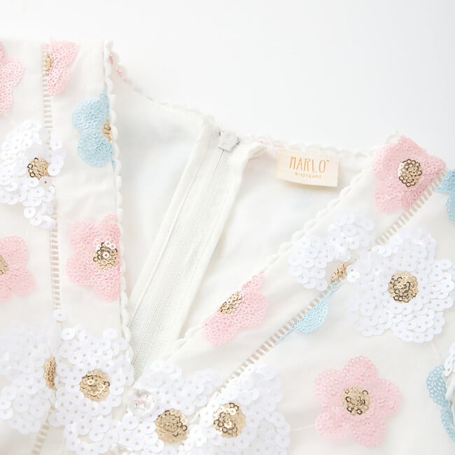 Gabrielle Frill Sequin Mini Dress, Multi - Dresses - 3