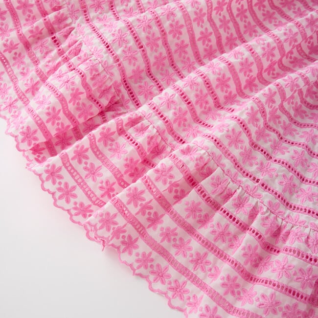 Odessa Embroidered Maxi Dress, Pink - Dresses - 5