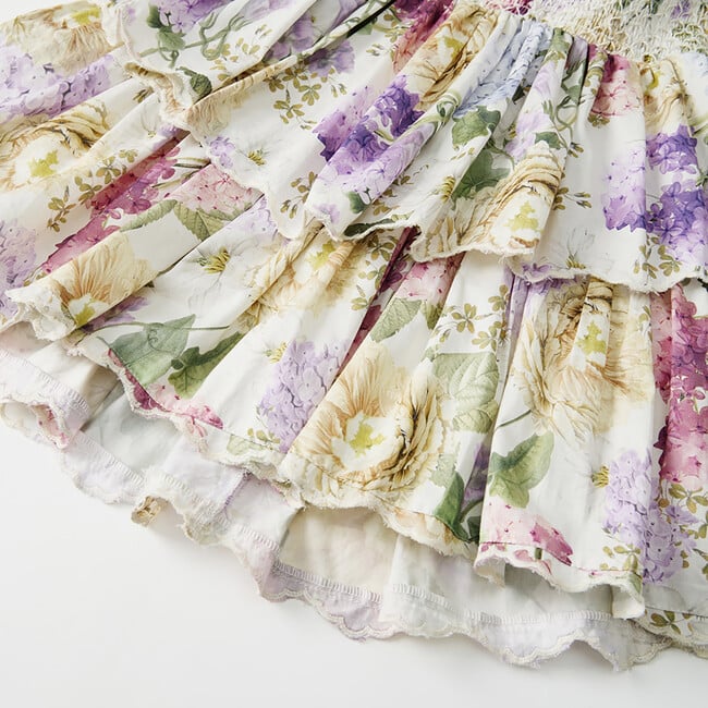 Seraphina Halter Neck Frill Mini Dress, Floral - Dresses - 7