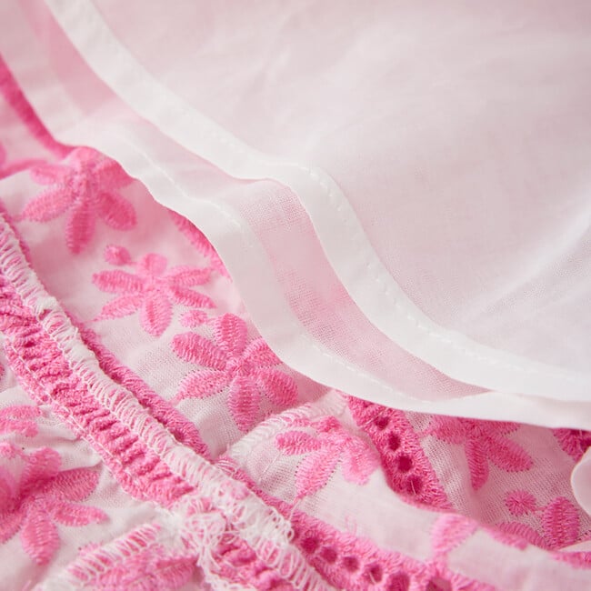 Odessa Embroidered Maxi Dress, Pink - Dresses - 6