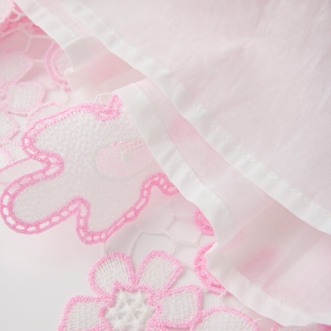 Haley Embroidered Mini Dress, Pink - Dresses - 7