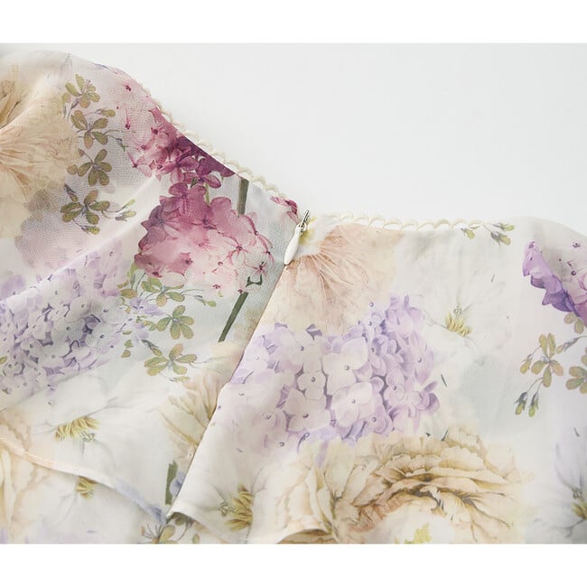 Seraphina Frill Maxi Dress, Floral - Dresses - 8