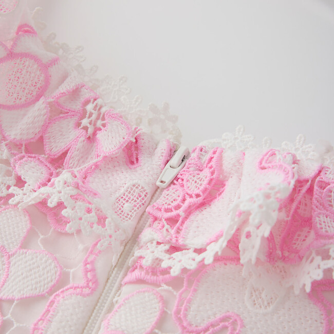 Haley Embroidered Mini Dress, Pink - Dresses - 8