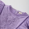 Carloyn Frill Cotton Mini Dress, Lavender - Dresses - 3 - thumbnail