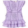 Carloyn Frill Cotton Mini Dress (Baby), Lavender - Dresses - 1 - thumbnail