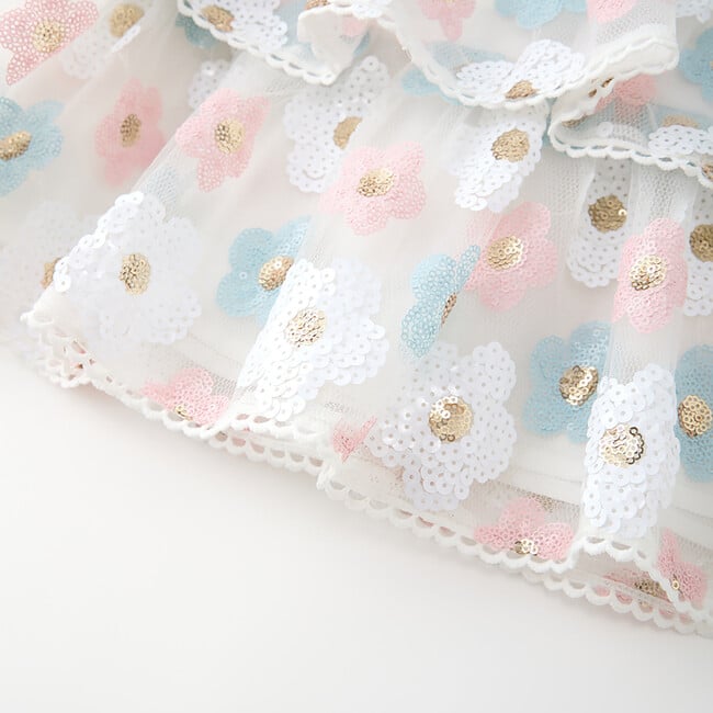 Gabrielle Frill Sequin Mini Dress, Multi - Dresses - 7