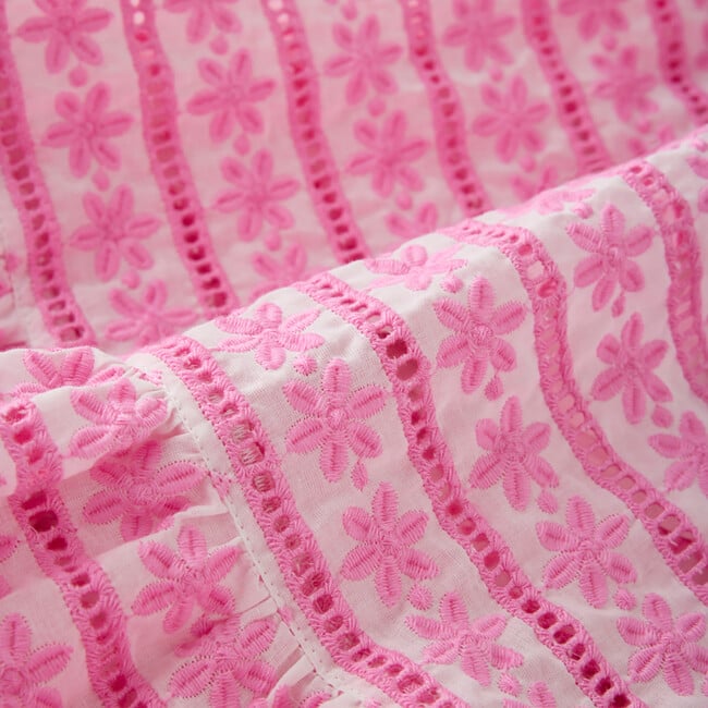 Odessa Embroidered Maxi Dress, Pink - Dresses - 8