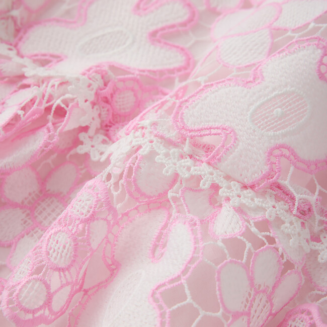 Haley Embroidered Mini Dress, Pink - Dresses - 9