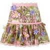 Bonnie Embroidered Mini Skirt, Floral - Skirts - 1 - thumbnail