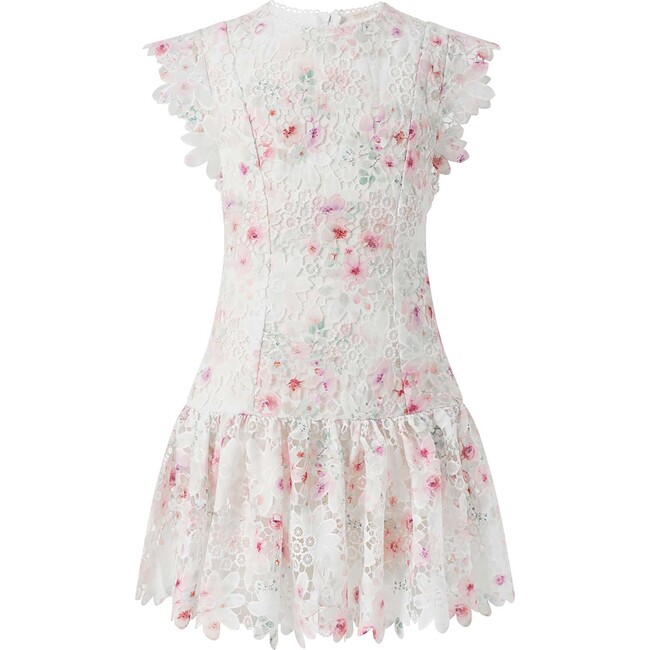 Belle Embroidered Mini Dress, Floral
