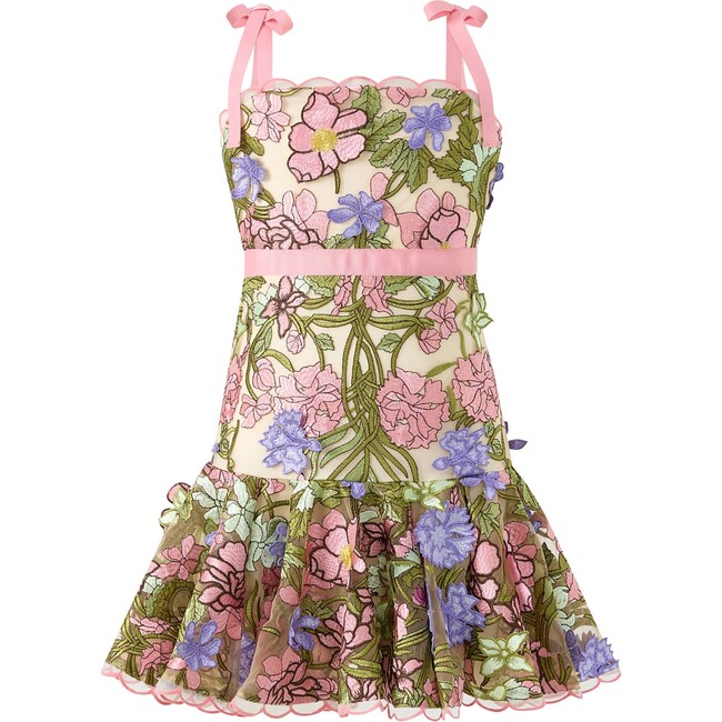 Bonnie Embroidered Mini Dress, Floral