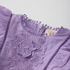 Carloyn Frill Cotton Mini Dress (Baby), Lavender - Dresses - 3