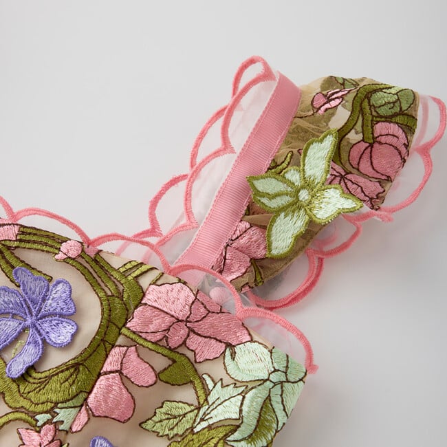 Bonnie Sleeve Embroidered Top, Floral - Blouses - 4