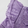 Carloyn Frill Cotton Mini Dress (Baby), Lavender - Dresses - 4