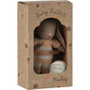 Bunny set, Micro - Brown - Dusty rose - Dolls - 3 - thumbnail