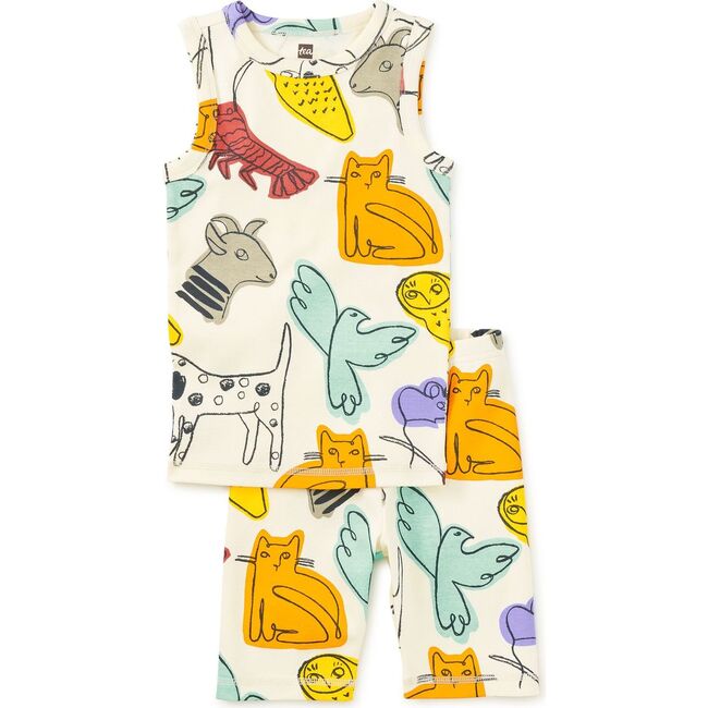 Summer Nights Tank Pajama Set, Picasso's Pets