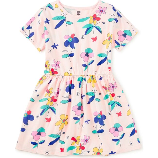 Short Sleeve Twirl Dress, Miro Floral