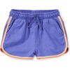 Rainbow Binding Track Shorts, Morning Glory - Shorts - 1 - thumbnail