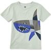 Cubist Shark Graphic Tee, Spray - T-Shirts - 1 - thumbnail