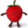 McHugs Sweet Strawberry Fruit Stuffed Animal 7" — Soft Weighted Cuddle Stuffed Animal - Plush - 2