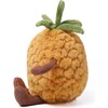 McHugs Royal Pineapple Fruit Stuffed Animal 7" — Soft Weighted Cuddle Stuffed Animal - Plush - 3