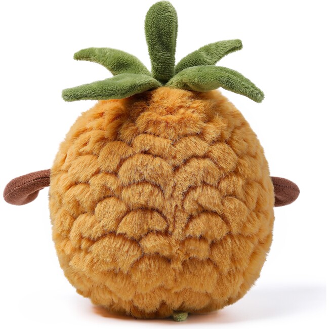 McHugs Royal Pineapple Fruit Stuffed Animal 7" — Soft Weighted Cuddle Stuffed Animal - Plush - 4
