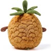 McHugs Royal Pineapple Fruit Stuffed Animal 7" — Soft Weighted Cuddle Stuffed Animal - Plush - 4