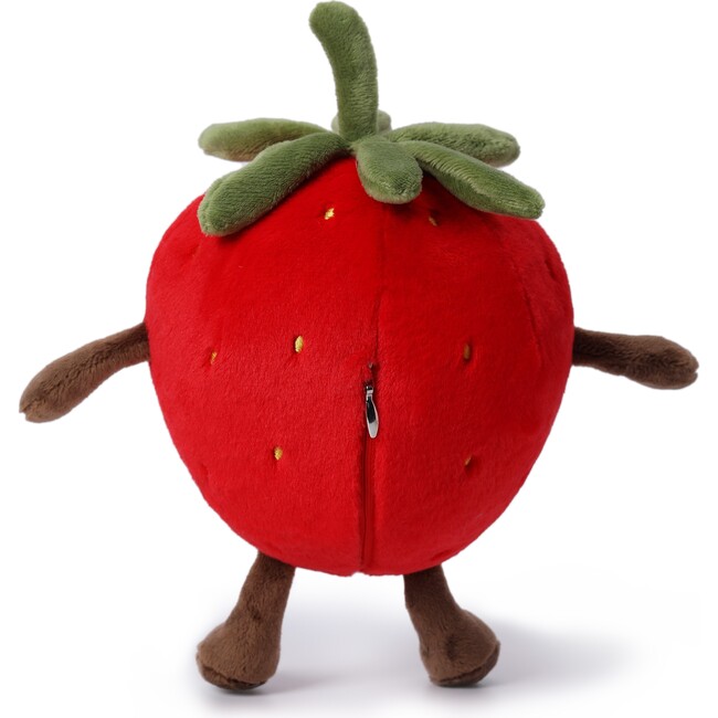 McHugs Sweet Strawberry Fruit Stuffed Animal 7" — Soft Weighted Cuddle Stuffed Animal - Plush - 4