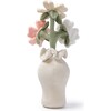 McHugs Lucky Camellia Vase Plant Stuffed Animal 12" — Soft Weighted Cuddle Stuffed Animal - Plush - 3 - thumbnail