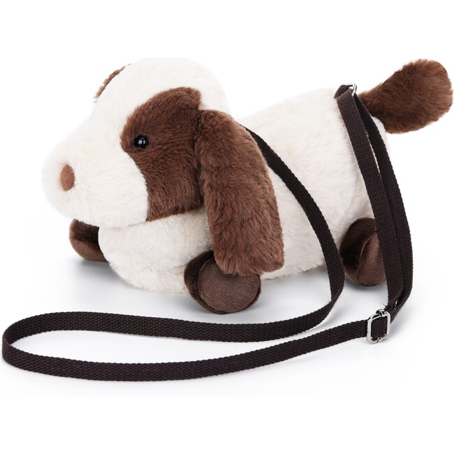 McHugs Dachshund Plush Shoulder Bag 10" — Soft Weighted Cuddle Stuffed Animal Shoulder Bag