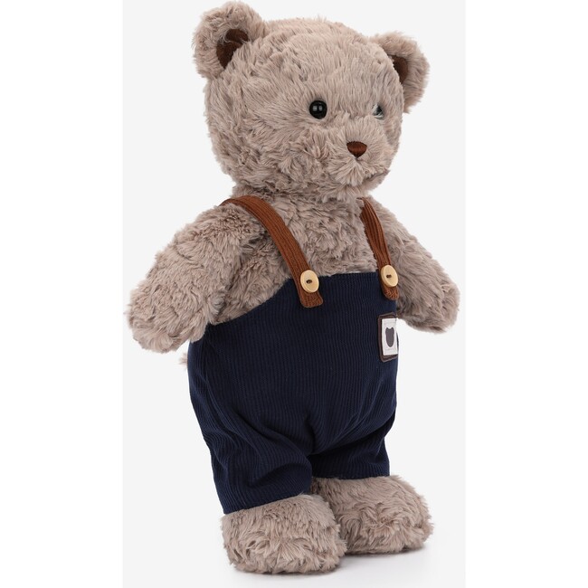 McHugs Buttonboo Bear Stuffed Animal 10" — Soft Weighted Cuddle Stuffed Animal