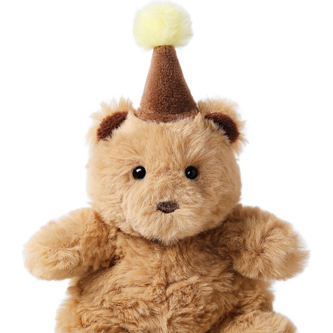 McHugs Birthday Wishes Bear Cake Stuffed Animal 7" — Soft Weighted Cuddle Stuffed Animal